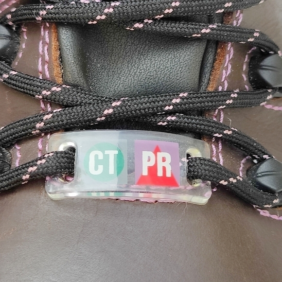 AVENGER Women's Composite Toe Waterproof Framer Boots Brown/Lilac Size US 8.5 - Picture 7 of 13